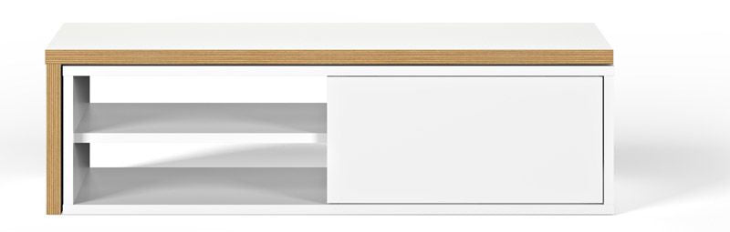 Theme Home Move TV Table - White