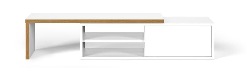 Theme Home Move TV Table - White