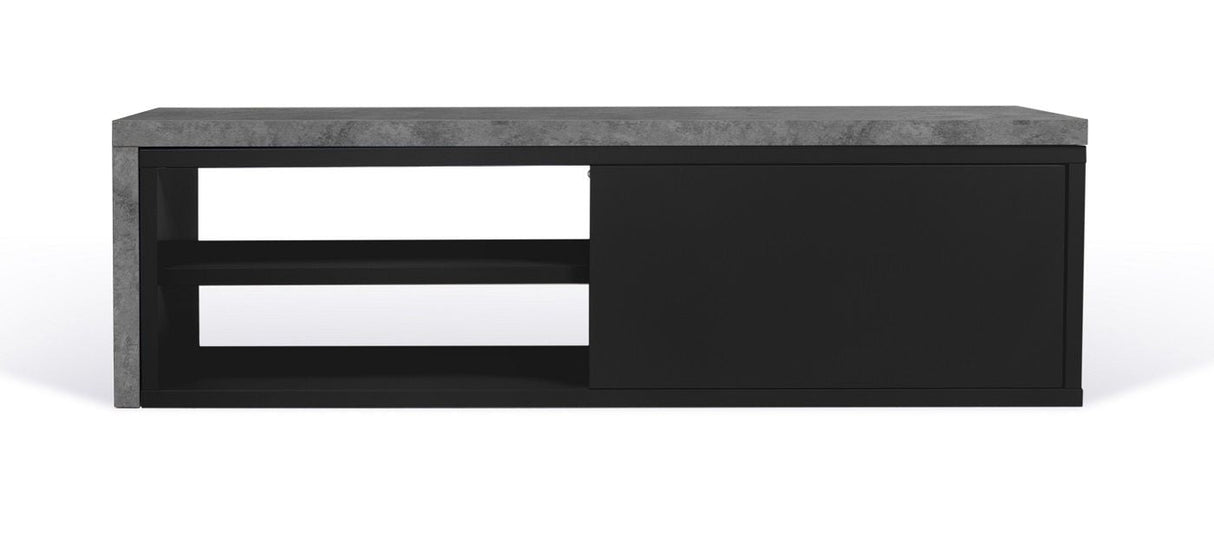 Temahome Move Tv Table - Dark Concrete Gray/Black