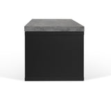 Temahome Move Tv Table - Dark Concrete Gray/Black