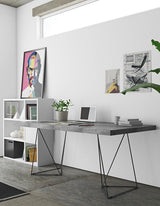 Temahome Multi Desk w/Bends - Black