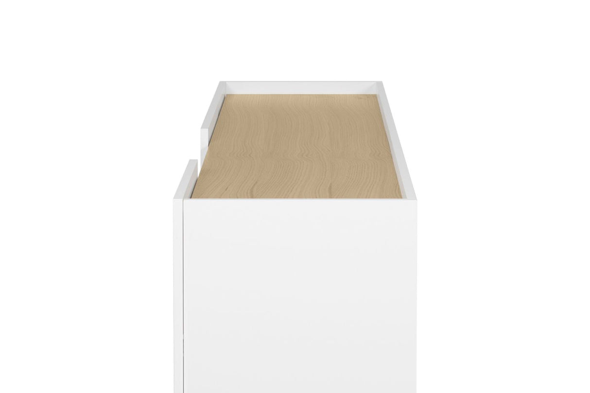 Temahome Nina Sideboard - Light oak veneer/Matte white