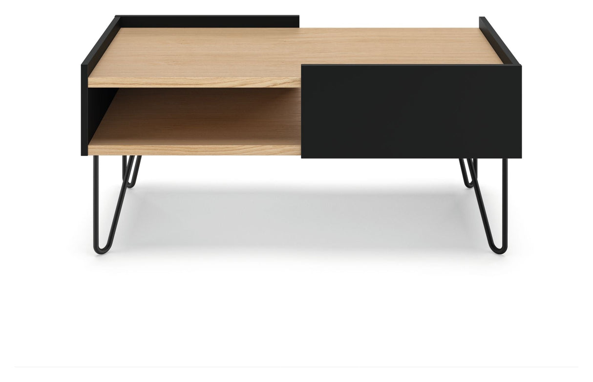 Nina Coffee Table, Black/Nature