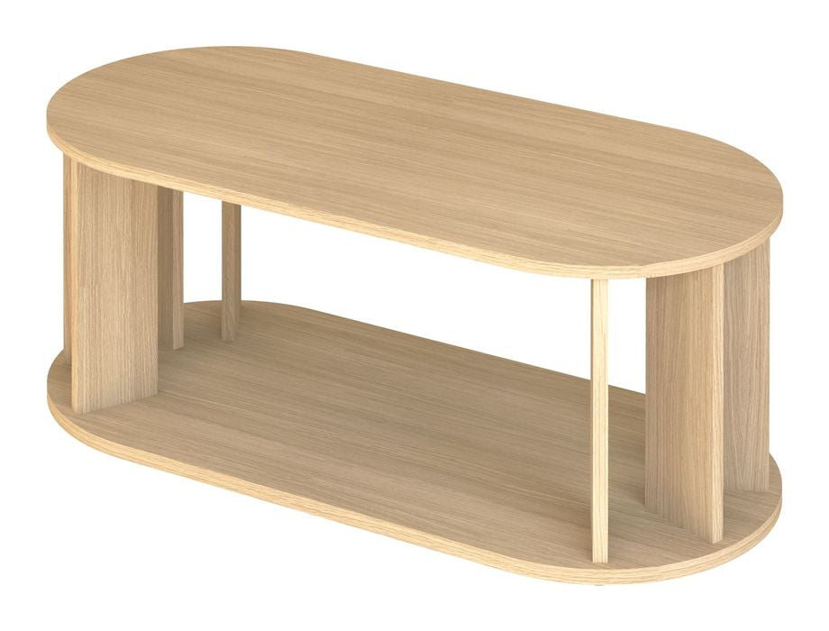 Nora Coffee table, Oak veneer, 110x50x51