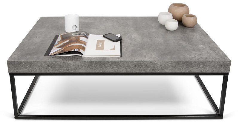 Petra Coffee Table, Dark Gray, 75x120