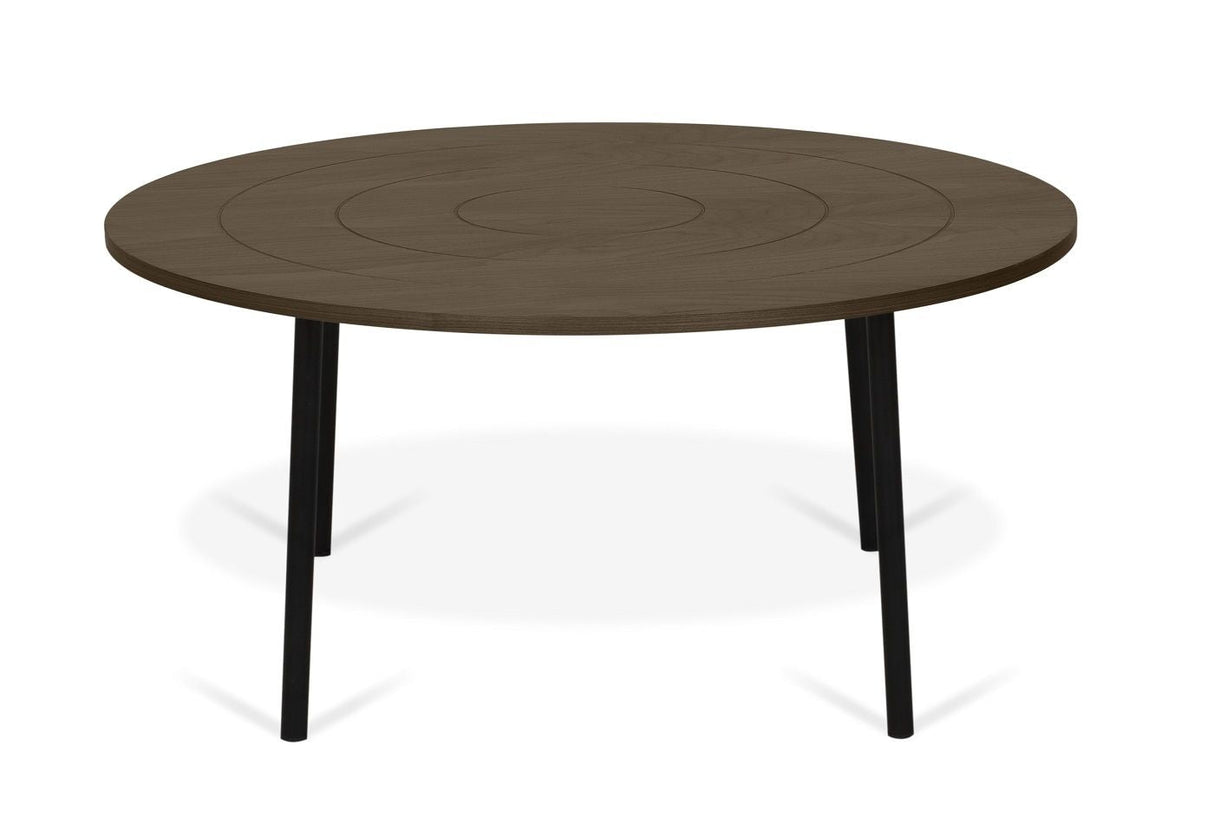 Theme Home Ply Coffee Table - Walnut, Ø80