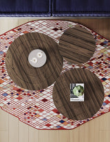 Theme Home Ply Coffee Table - Walnut, Ø80