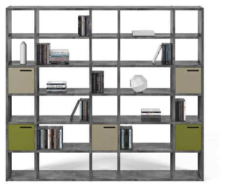 Pombal 2012-055 Shelf, Concrete gray melamine