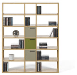 Theme Home Pombal Shelf 18 rooms, Oak veneer