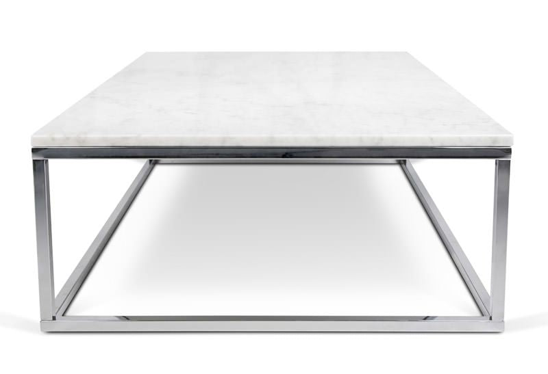 Temahome Prairie Coffee Table - White Marble, 120x75