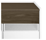 Temahome Radio Sideboard - Walnut Define/White