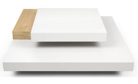 Theme Home Slate Coffee Table - White