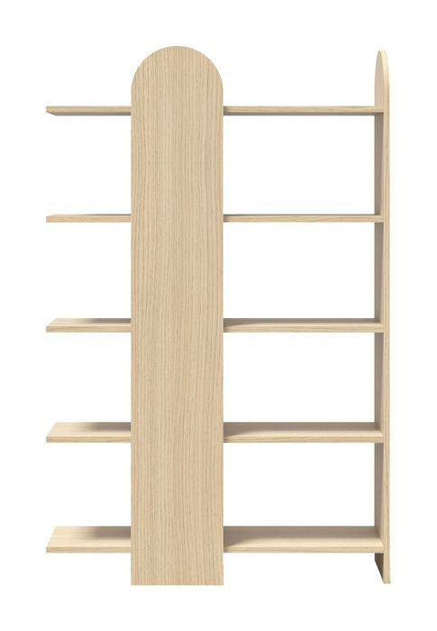 Venice Bookshelf, Light oak, 112x34x175