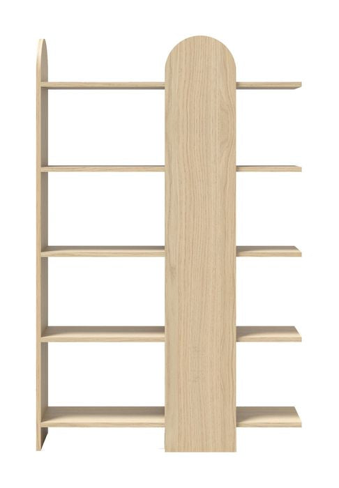 Venice Bookshelf, Light oak, 112x34x175