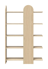 Venice Bookshelf, Light oak, 112x34x175