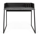 Temahome Volga Desk - Black/Dark Concrete Gray