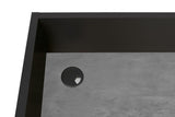 Temahome Volga Desk - Black/Dark Concrete Gray