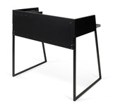 Temahome Volga Desk - Black/Dark Concrete Gray