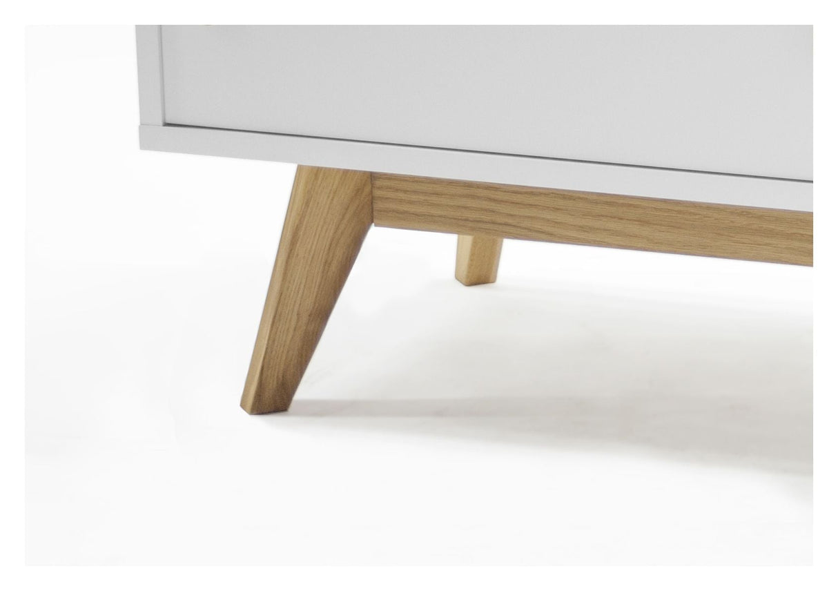 TENZO - Bess Sideboard, w drawers, Oak, white