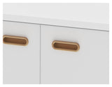 TENZO - Bess Sideboard, w drawers, Oak, white