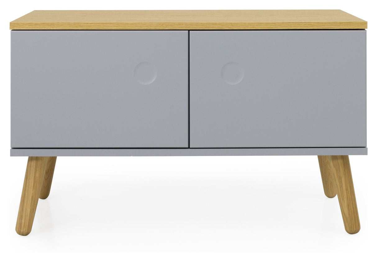 TENZO - Dot Entré bench, Oak, gray