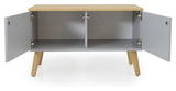 TENZO - Dot Entré bench, Oak, gray