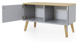 TENZO - Dot Entré bench, Oak, gray