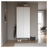 TENZO - Dot Wardrobe, Oak, white