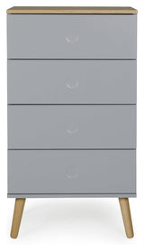 Dot Chest 55x43 - Gray/oak