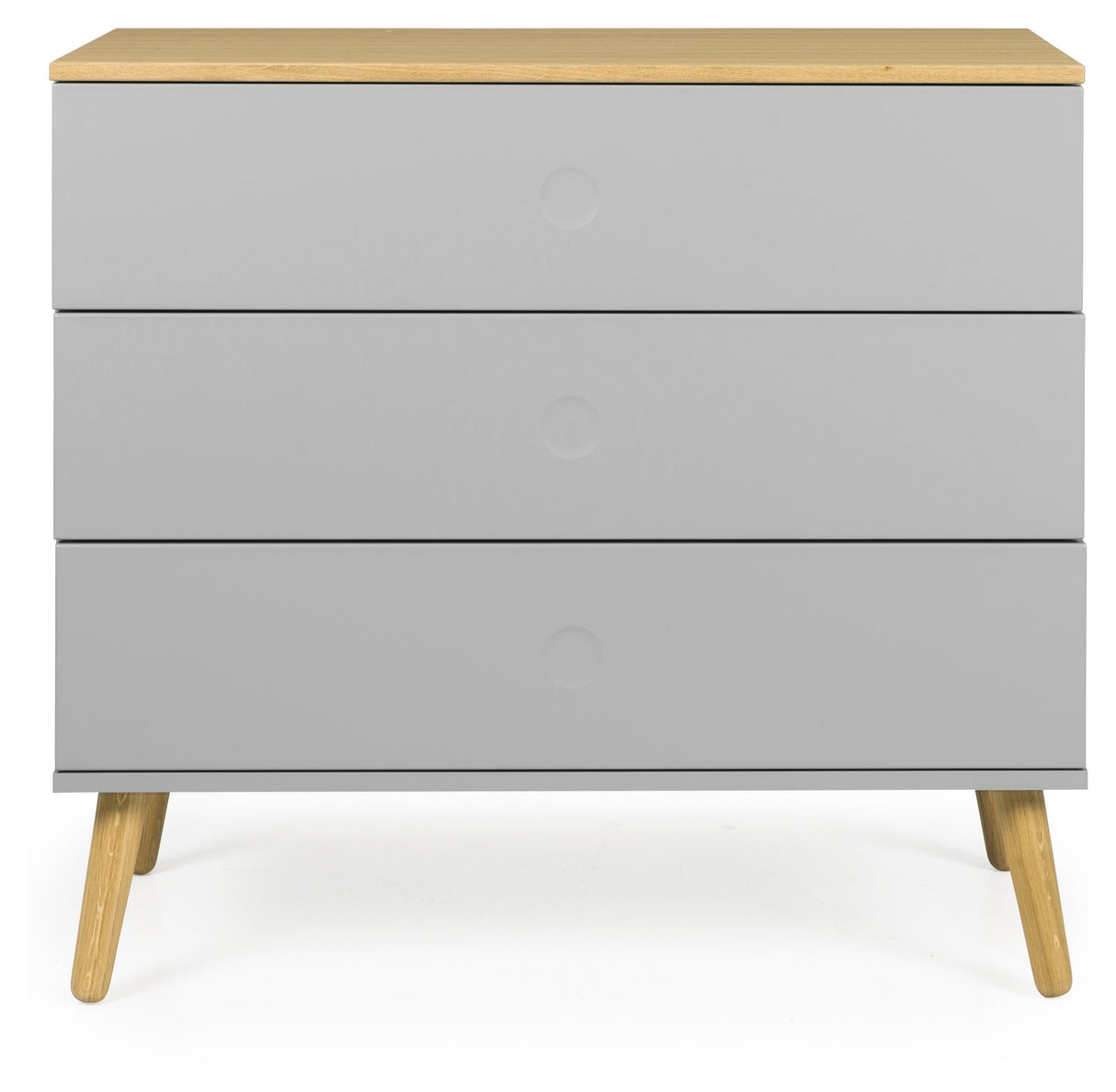 Dot Chest 90x43 - Gray/oak