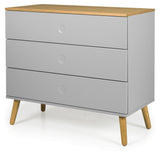 Dot Chest 90x43 - Gray/oak