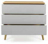 Dot Chest 90x43 - Gray/oak