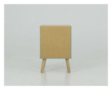 DOT Bedside Table - Oak/Sage