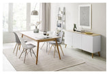 Dot Sideboard 2 doors+3 drawers, Oak/White