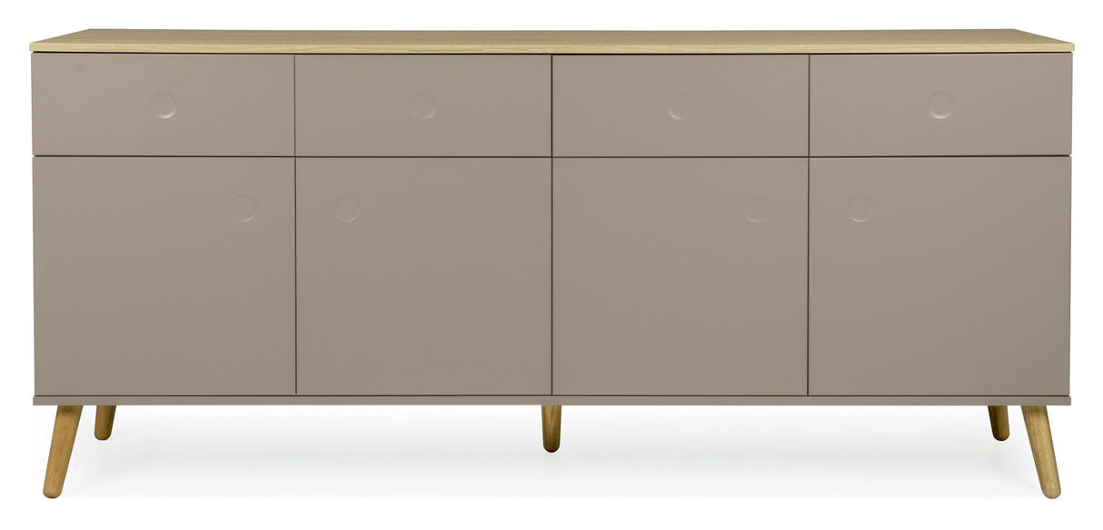 Dot Sideboard 86x192x43 - Taupe/Oak