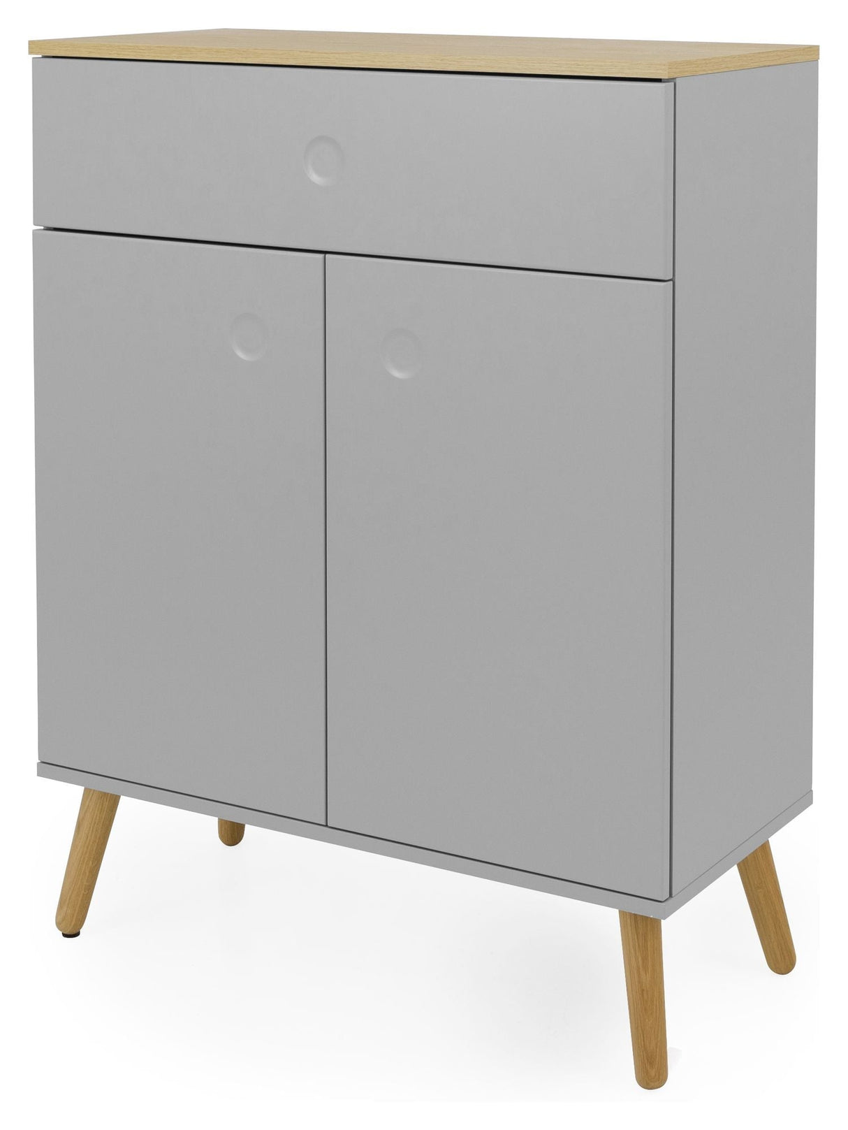 TENZO - Dot Sideboard w. drawer Gray, Oak