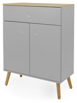 TENZO - Dot Sideboard w. drawer Gray, Oak