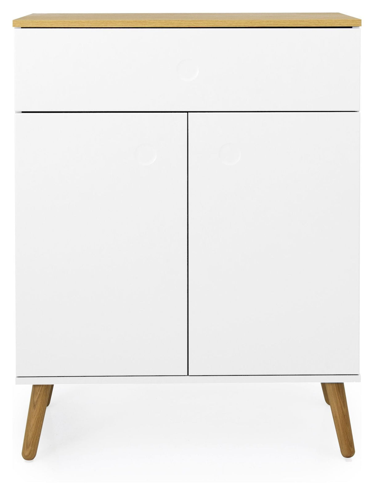 TENZO - Dot Sideboard w. drawer White, Oak