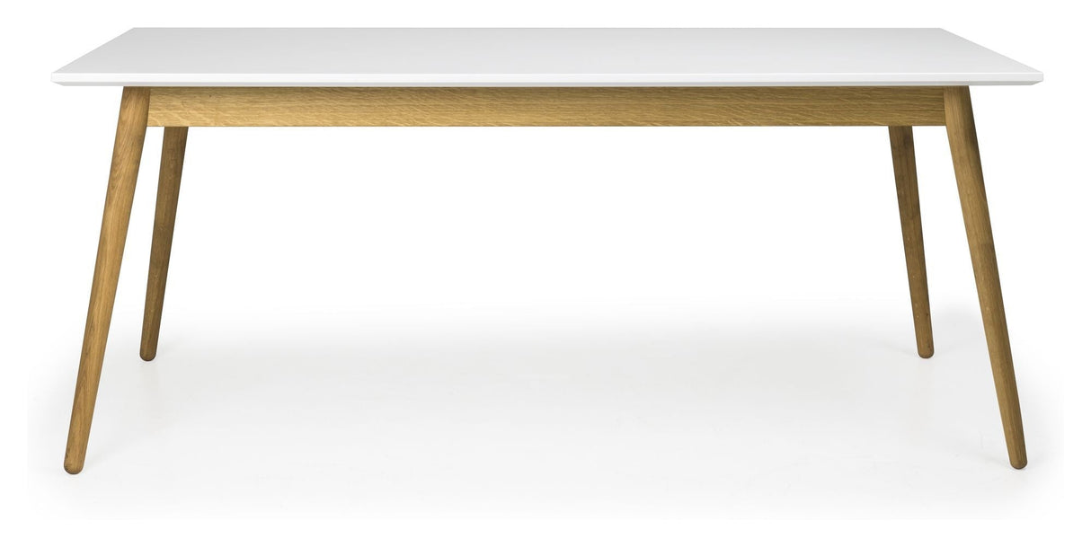 TENZO - Dot Dining Table 180x90, Oak, White