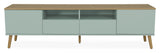 Dot TV Table 2 doors+2 drawers, Oak/Sage