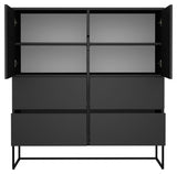 TENZO LIPP High Sideboard - Black