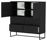 TENZO LIPP High Sideboard - Black