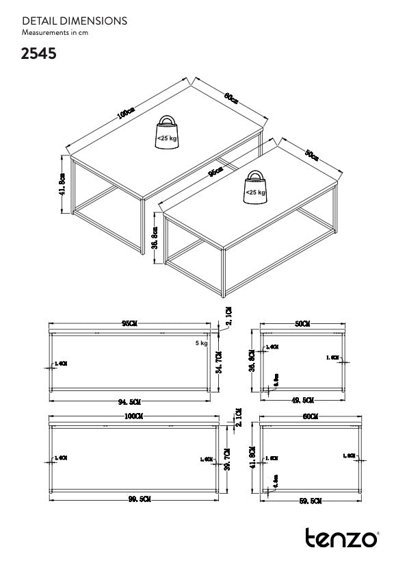 LIPP Deposit Tables - Ash/Black