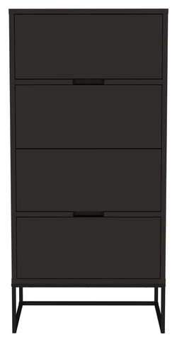 Lipp Chest w. 4 drawers, Shadow Black