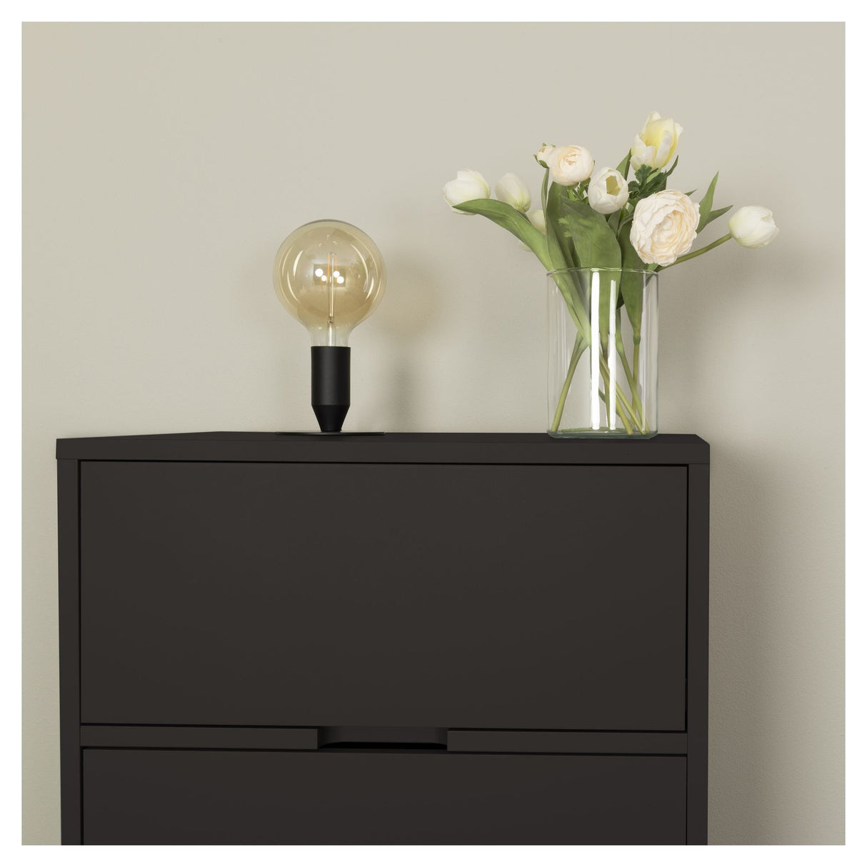 Lipp Chest w. 4 drawers, Shadow Black