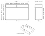 Lipp Console Table 118x76x36 - White