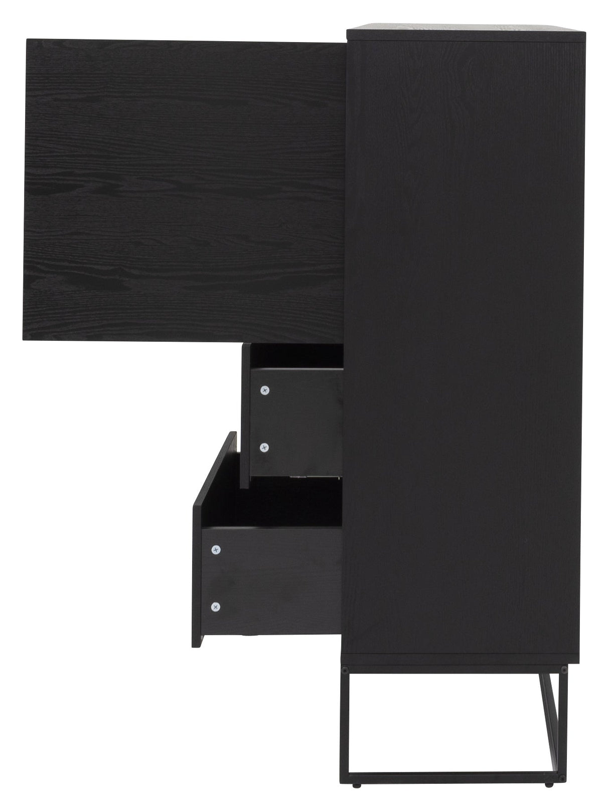 Lipp Cabinet - Black/ash