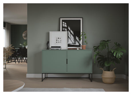 TENZO - LIPP Sideboard with 2 doors, Matte green