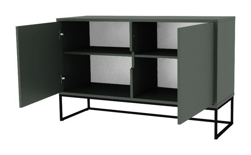 TENZO - LIPP Sideboard with 2 doors, Matte green