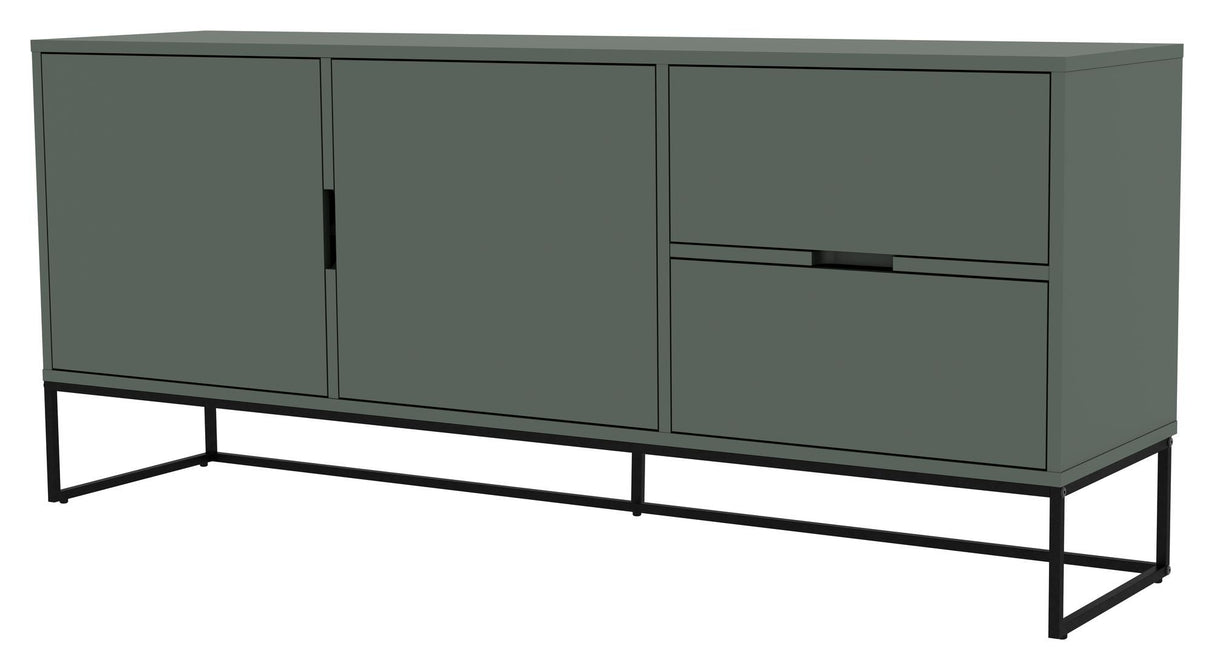 TENZO LIPP Sideboard w. 2 drawers - Matte green